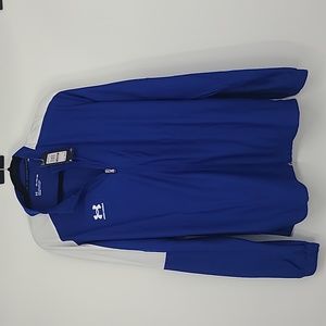 NWT Under Armour blue zip up lightweight jacket XXL womens